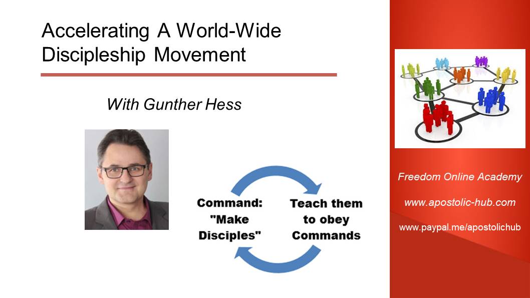 Accelerating A World-Wide Discipleship Movement