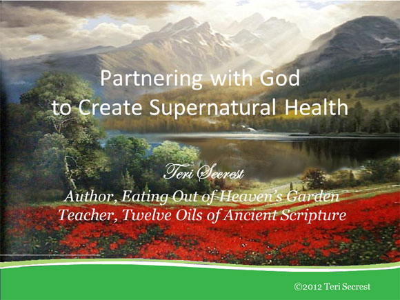 Partnering With God to Create Supernatural Health