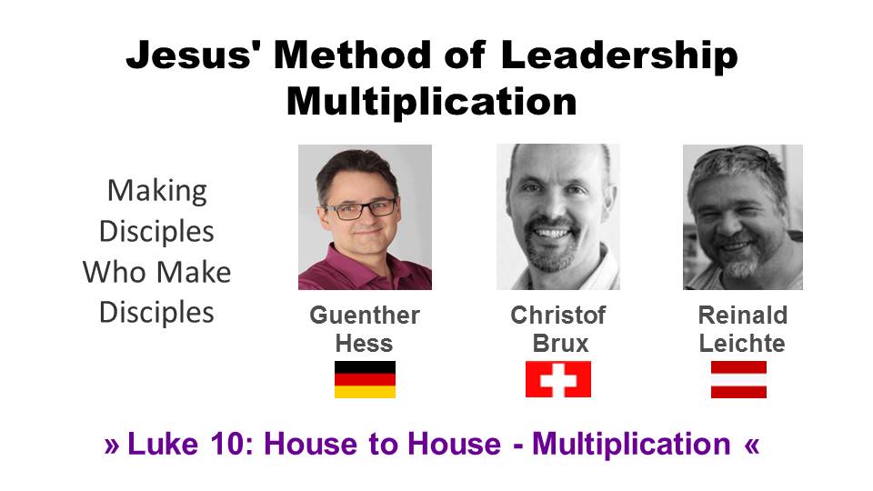 Jesus' Method of Leadership Multiplication