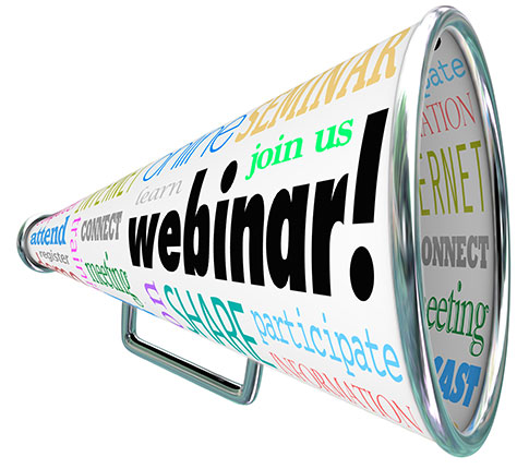 Webinars777 megaphone